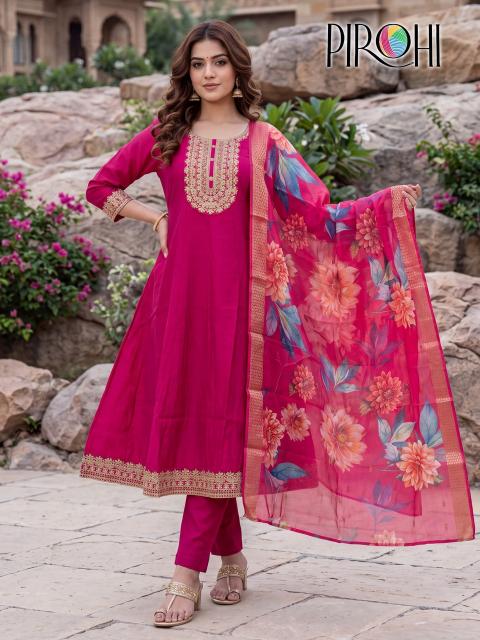 Pirohi anarkali kurti wholesaler in bhuleshwar